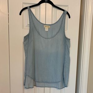 Denim tank top